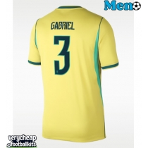 Brazil Gabriel Magalhaes #3 Replica Home Shirt World Cup 2026 Short Sleeve